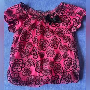 Pretty in pink shirt Girls 2T